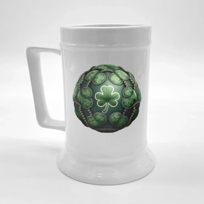 Vintage Shamrock Ball St Patrick's Baseball Cool Gift Front & Back Beer Stein