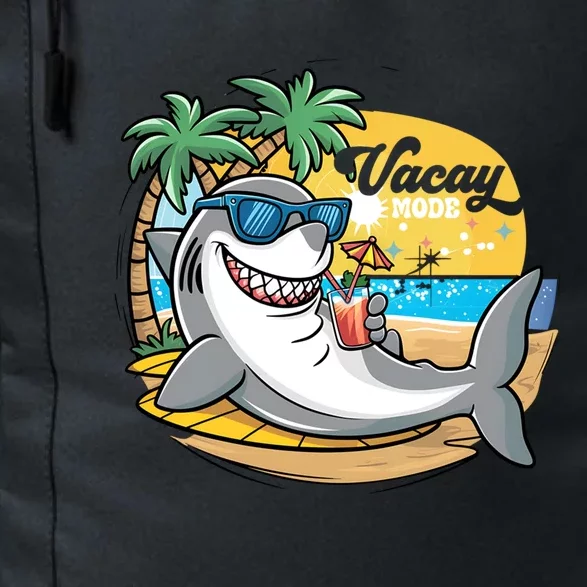 Vacation Summer Cool Shark In The Beach Sweet Vacay Mode Funny Gift Daily Commute Backpack