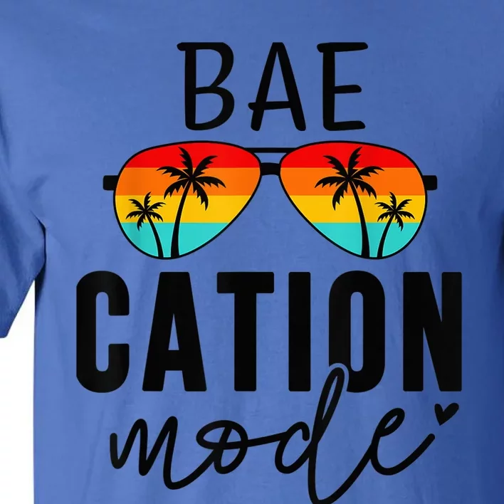 Vacation Summer Cute Couples Matching Baecation Mode Tall T-Shirt