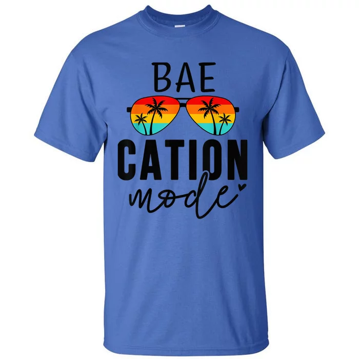 Vacation Summer Cute Couples Matching Baecation Mode Tall T-Shirt