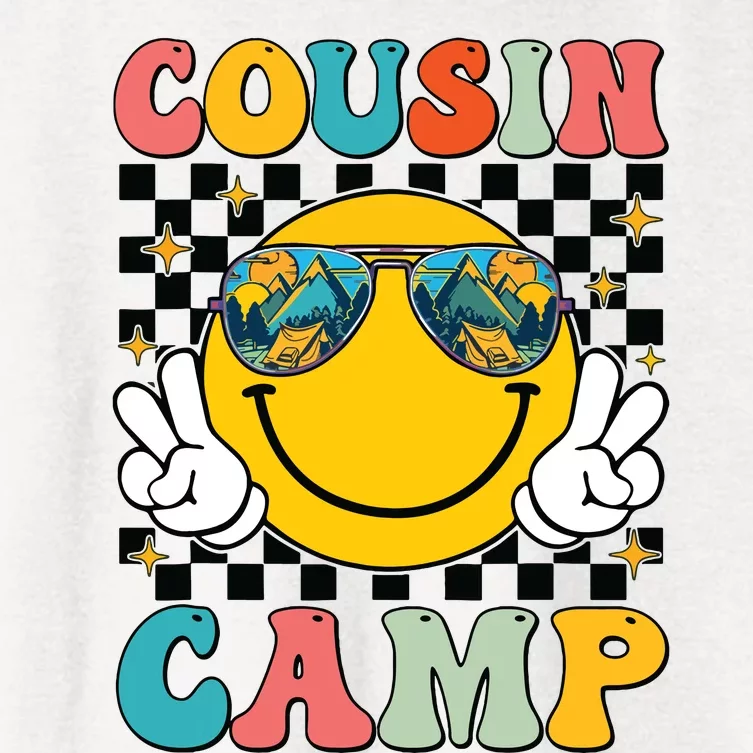 Vacation Summer Camping Crew Cute Women's Crop Top Tee