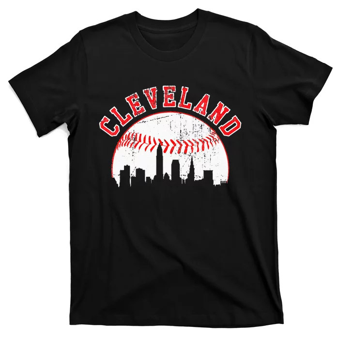 Vintage Skyline Cleveland Baseball T-Shirt