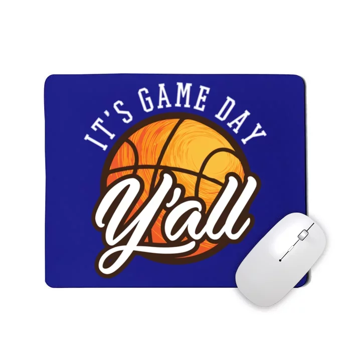 Vintage Sport Cool Gift It's Game Day Y'all Cool Gift Basketball Fan Gift Mousepad