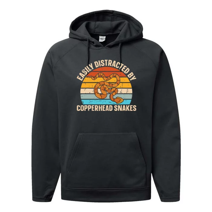 Venomous Snakes Copperhead Quote For A Copperhead Snake Fan Performance Fleece Hoodie