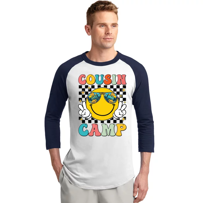 Vacation Summer Camping Crew Cute Baseball Sleeve Shirt