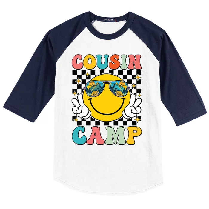 Vacation Summer Camping Crew Cute Baseball Sleeve Shirt