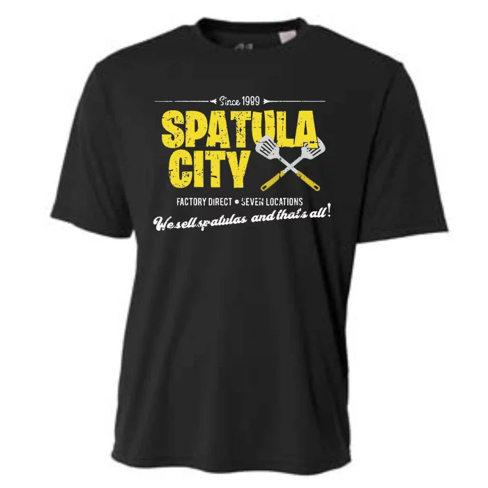 Vintage Spatula City Distressed Cooling Performance Crew T-Shirt