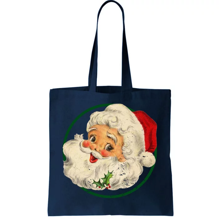 Vintage Santa Claus Christmas Gift Tote Bag