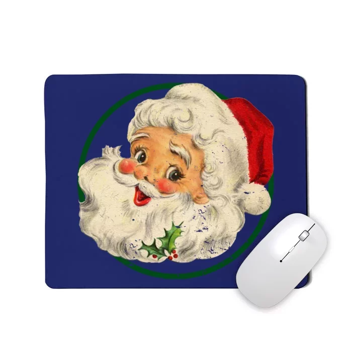 Vintage Santa Claus Christmas Gift Mousepad