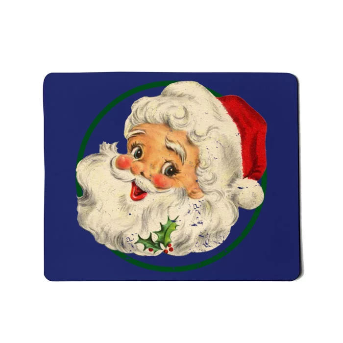 Vintage Santa Claus Christmas Gift Mousepad