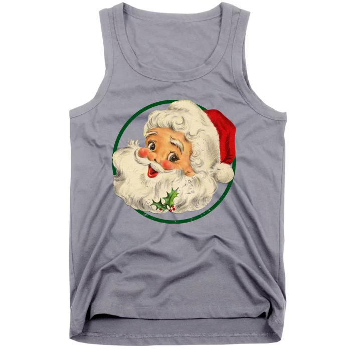 Vintage Santa Claus Christmas Gift Tank Top