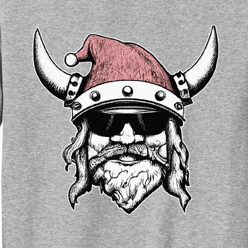 Viking Santa Cool Yule Norse Christmas Tall Sweatshirt