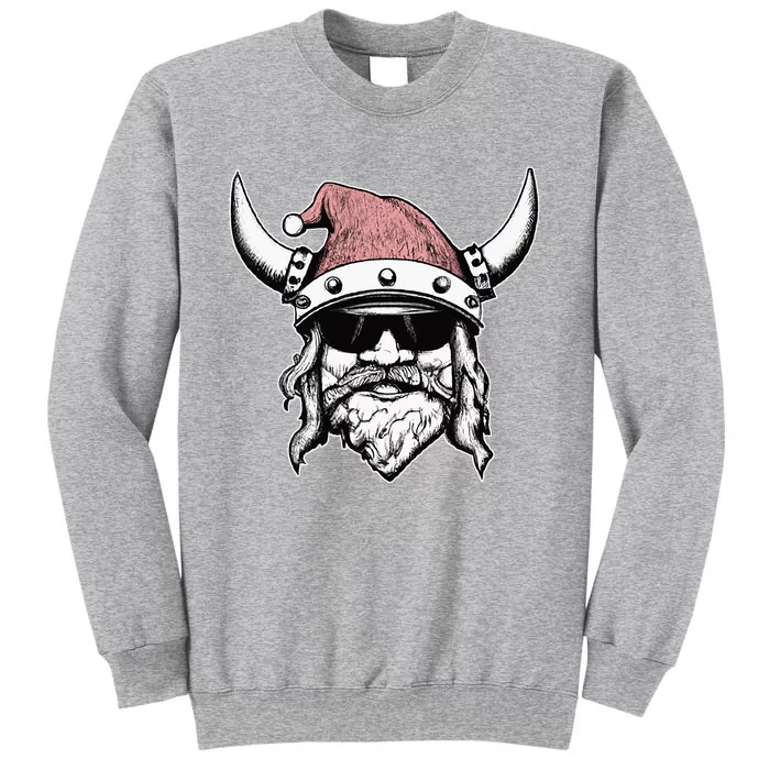 Viking Santa Cool Yule Norse Christmas Tall Sweatshirt