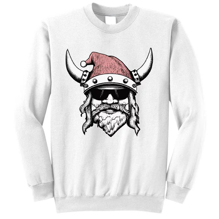 Viking Santa Cool Yule Norse Christmas Sweatshirt