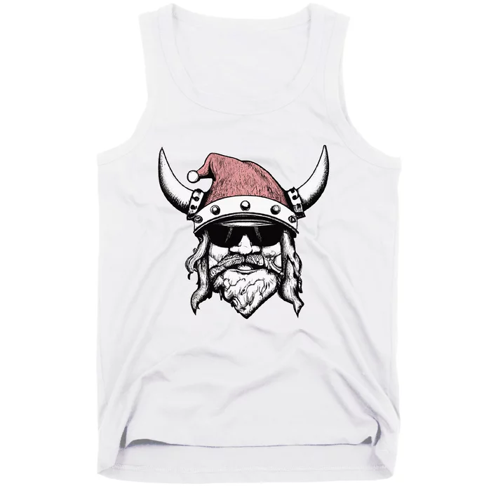 Viking Santa Cool Yule Norse Christmas Tank Top