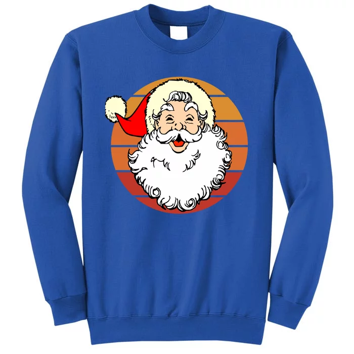 Vintage Santa Claus Christmas Winter Holiday Retro Xmas Gift Tall Sweatshirt