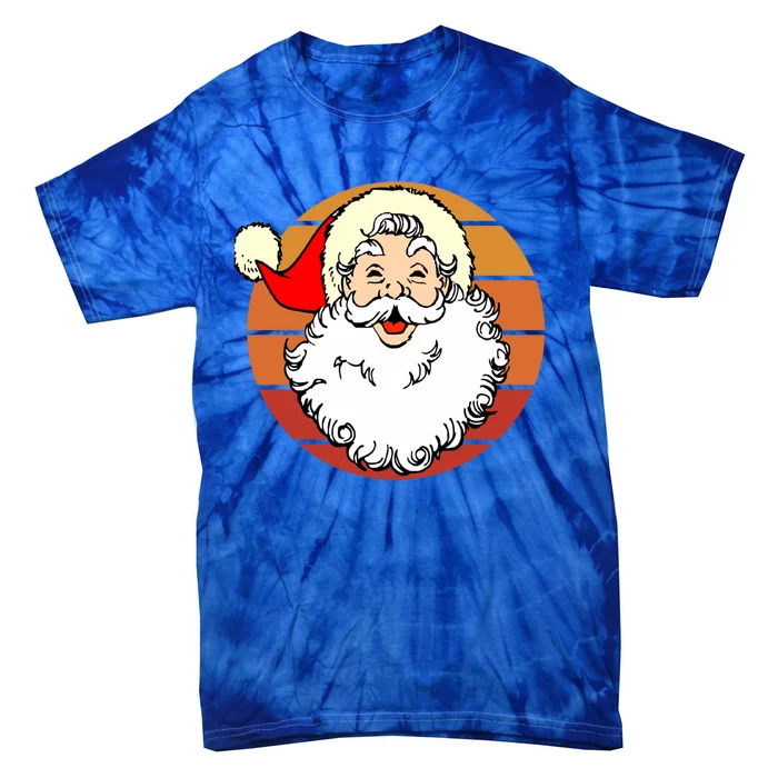 Vintage Santa Claus Christmas Winter Holiday Retro Xmas Gift Tie-Dye T-Shirt