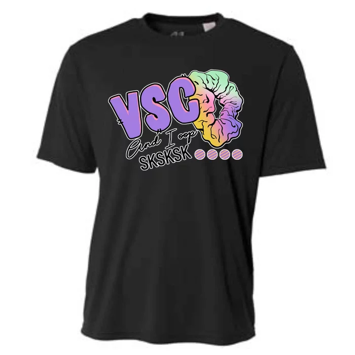 Vsco And I Oop Sksksk Funny Meme Cooling Performance Crew T-Shirt