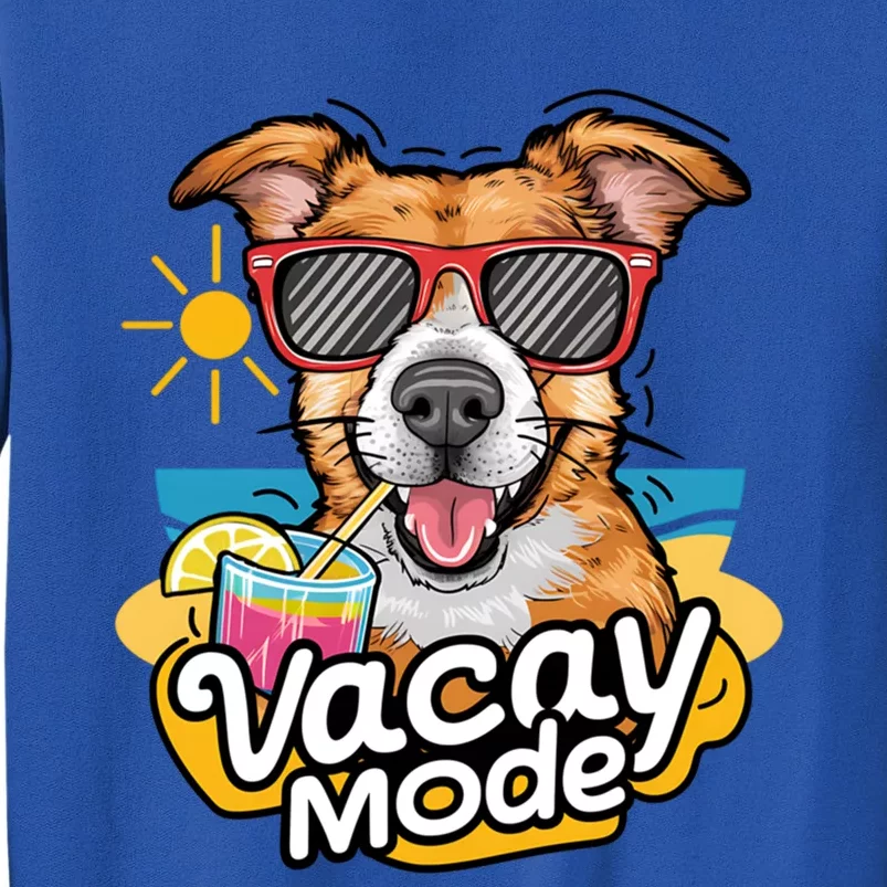 Vacation Summer Dog Sunglasses Puppy Summertime Vacay Mode Gift Sweatshirt