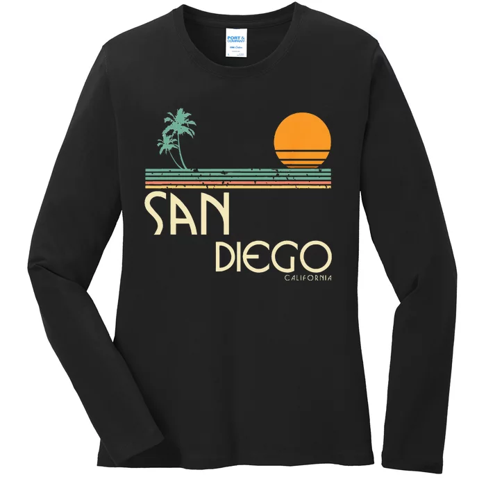 Vintage San Diego California Ladies Long Sleeve Shirt