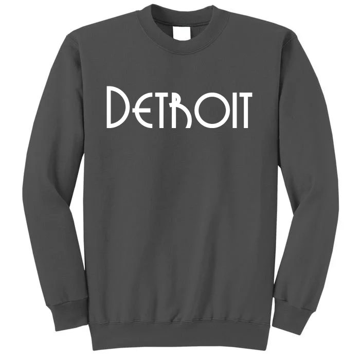 Vintage Style Detroit Logo Tall Sweatshirt