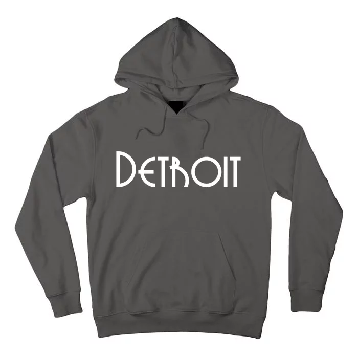 Vintage Style Detroit Logo Tall Hoodie