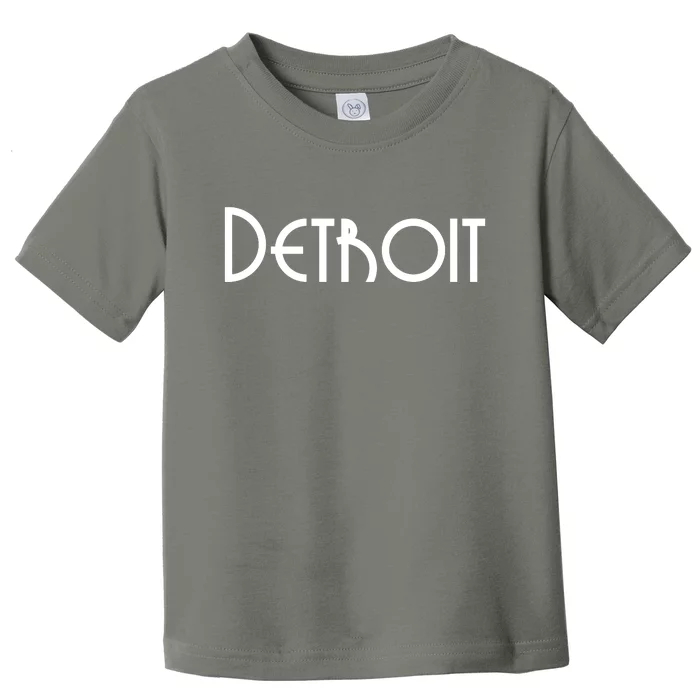 Vintage Style Detroit Logo Toddler T-Shirt