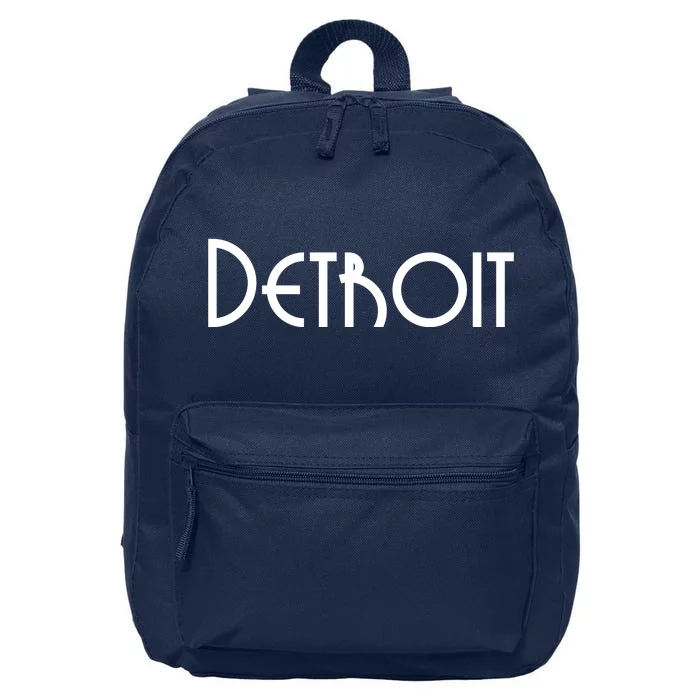 Vintage Style Detroit Logo 16 in Basic Backpack