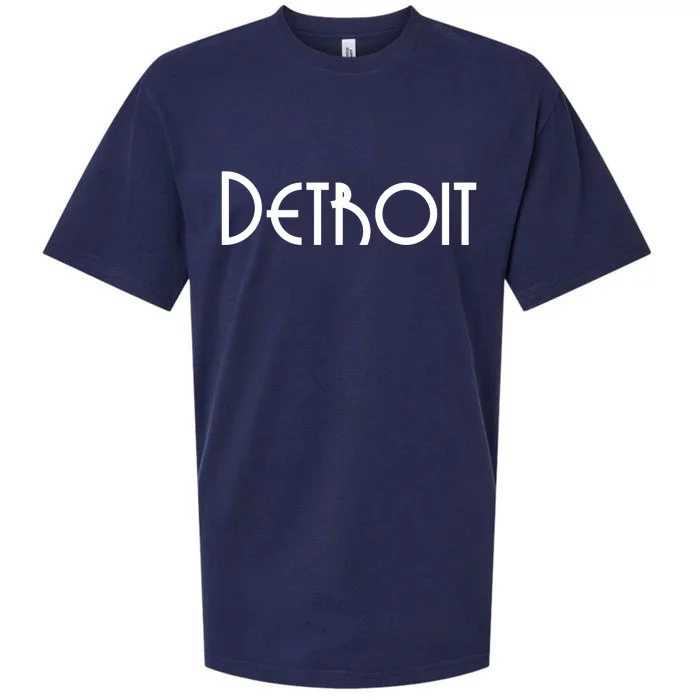 Vintage Style Detroit Logo Sueded Cloud Jersey T-Shirt