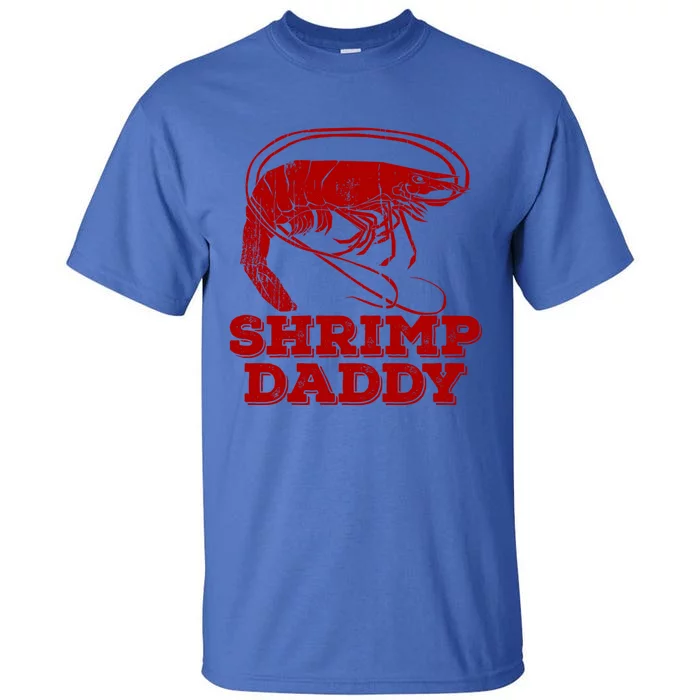 Vintage Shrimp Daddy Gift Tall T-Shirt