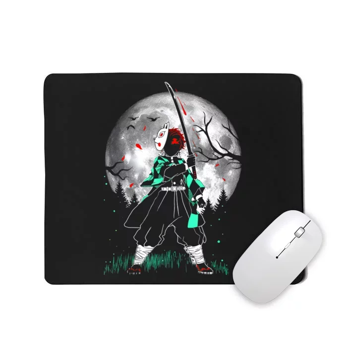 Vintage Slayers Demon Anime Art Blood Moon Mousepad