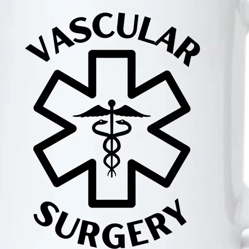 Vascular Surgery Doctor Nurse Medical Caduceus Gift Black Color Changing Mug