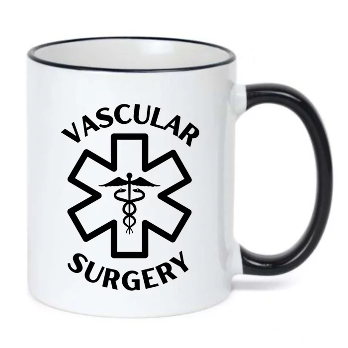 Vascular Surgery Doctor Nurse Medical Caduceus Gift Black Color Changing Mug