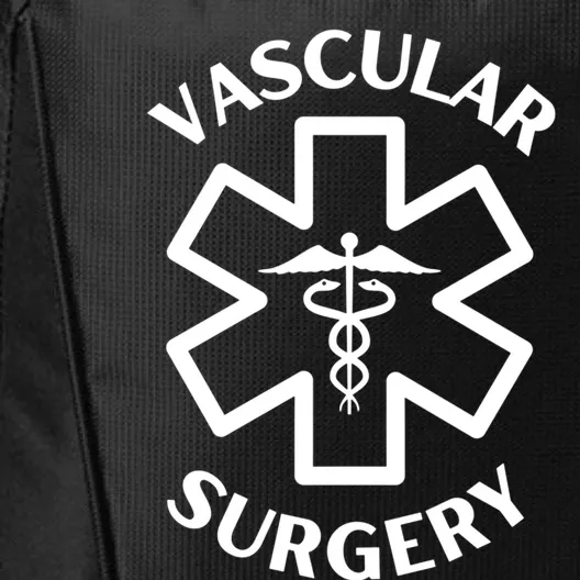 Vascular Surgery Doctor Nurse Medical Caduceus Gift City Backpack