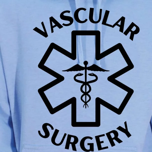 Vascular Surgery Doctor Nurse Medical Caduceus Gift Unisex Surf Hoodie