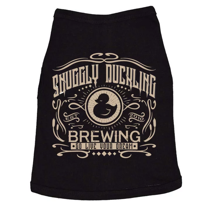 Vintage Snuggly Duckling Brewing Tangled Inspired Doggie Tank