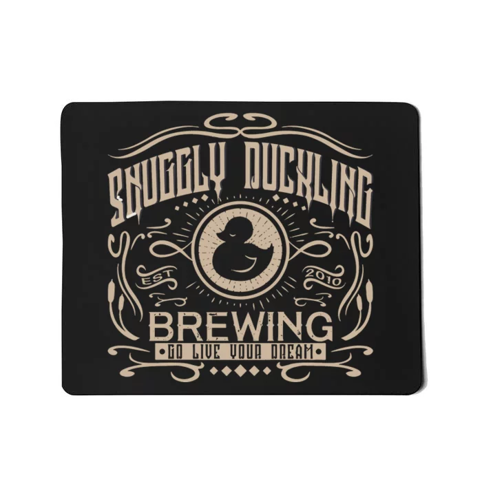 Vintage Snuggly Duckling Brewing Tangled Inspired Mousepad