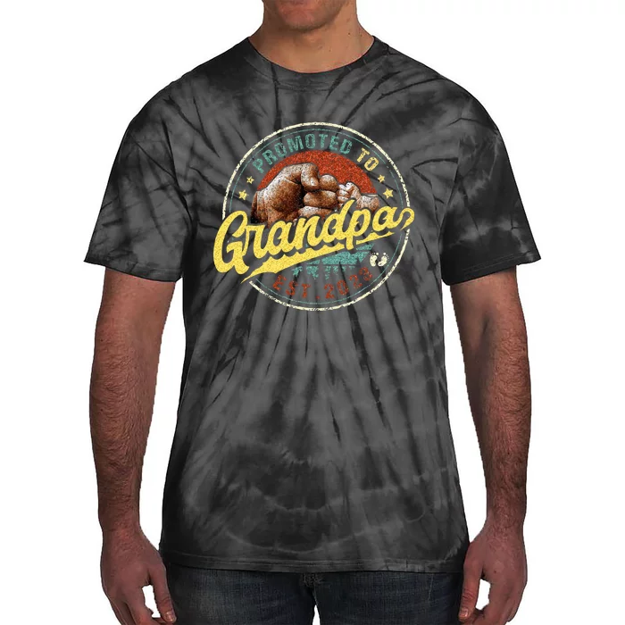 Vintage Softball Dad Like A Baseball Dad US Flag Fathers Day Tie-Dye T-Shirt