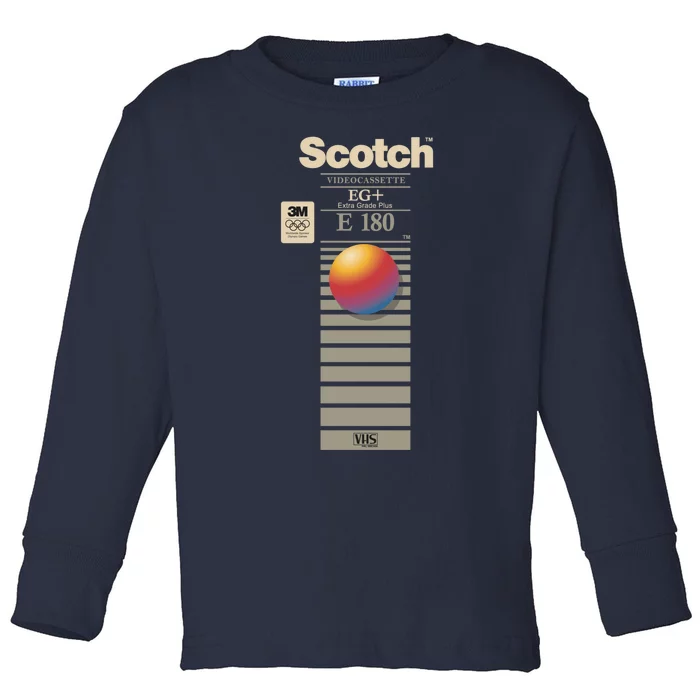 Vhs Scotch E180 Toddler Long Sleeve Shirt