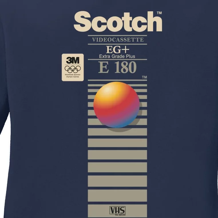 Vhs Scotch E180 Ladies Long Sleeve Shirt