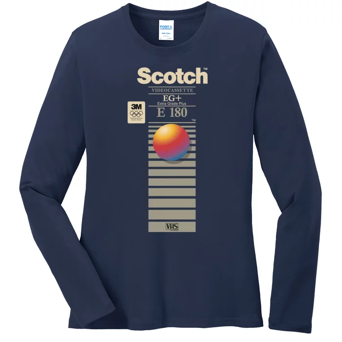 Vhs Scotch E180 Ladies Long Sleeve Shirt