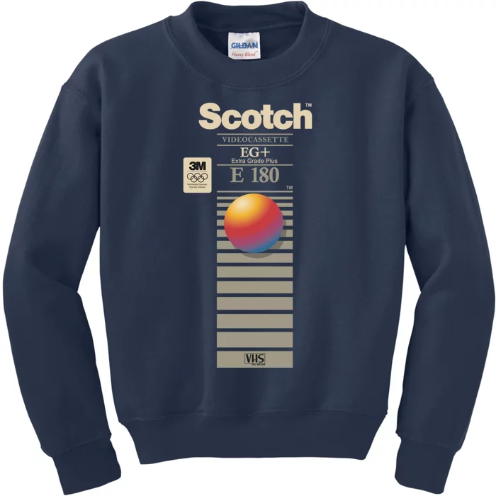 Vhs Scotch E180 Kids Sweatshirt