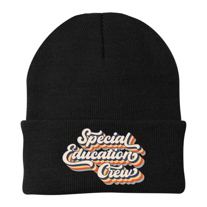 Vintage Special Education Crew Sped Squad Special Ed Teacher Knit Cap Winter Beanie