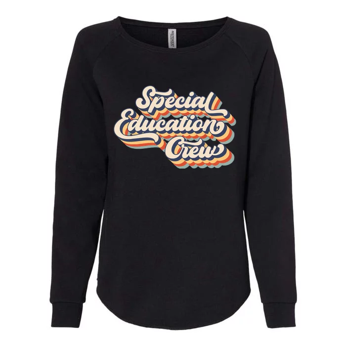 Vintage Special Education Crew Sped Squad Special Ed Teacher Womens California Wash Sweatshirt