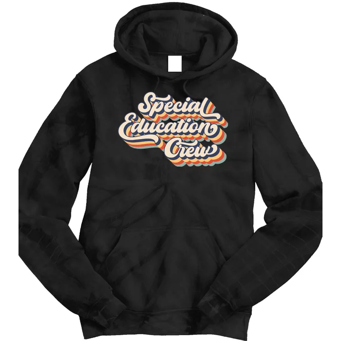 Vintage Special Education Crew Sped Squad Special Ed Teacher Tie Dye Hoodie