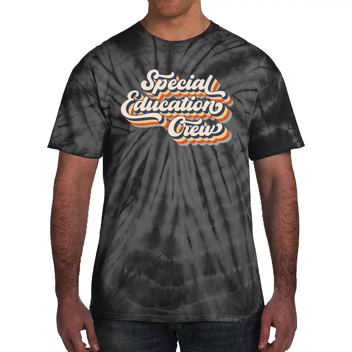 Vintage Special Education Crew Sped Squad Special Ed Teacher Tie-Dye T-Shirt