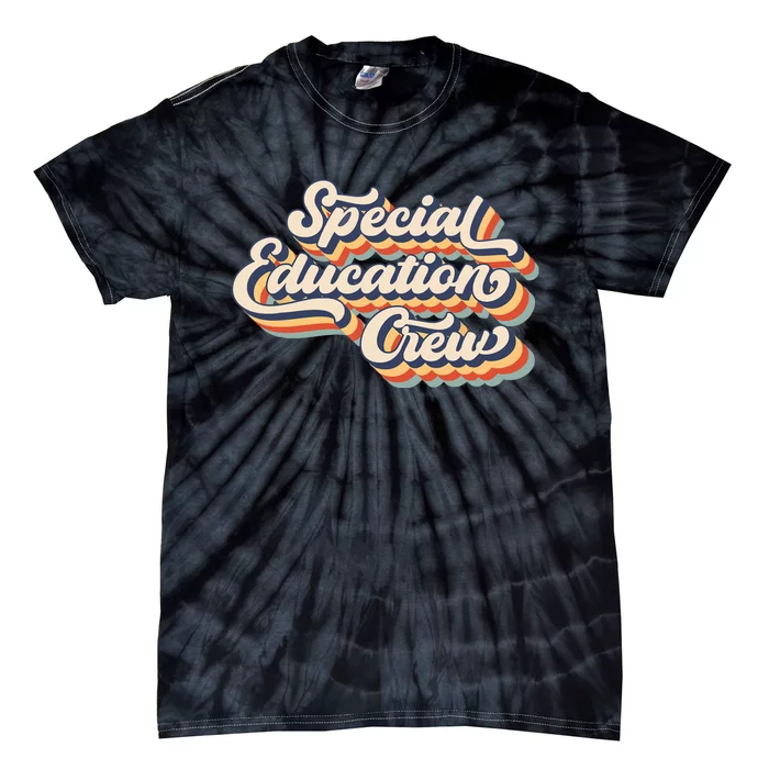 Vintage Special Education Crew Sped Squad Special Ed Teacher Tie-Dye T-Shirt