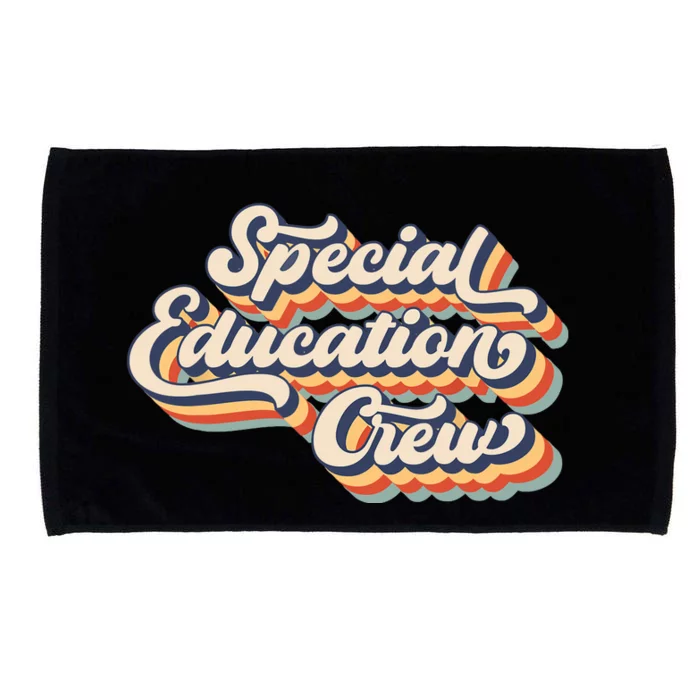 Vintage Special Education Crew Sped Squad Special Ed Teacher Microfiber Hand Towel