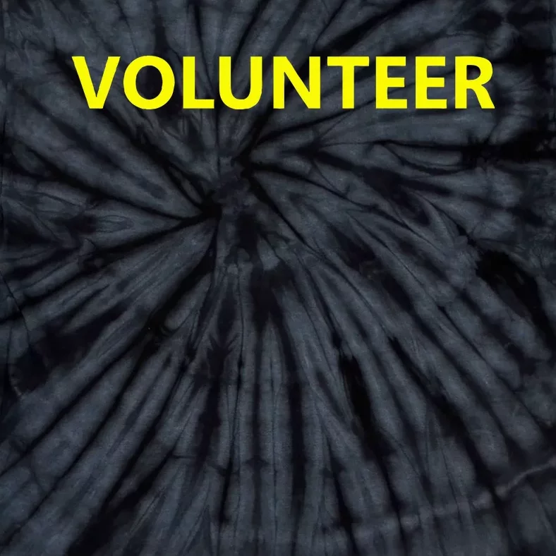 Volunteer Staff Event Job Uniform Charity Group Church Tie-Dye T-Shirt