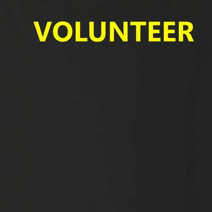 Volunteer Staff Event Job Uniform Charity Group Church Toddler Long Sleeve Shirt